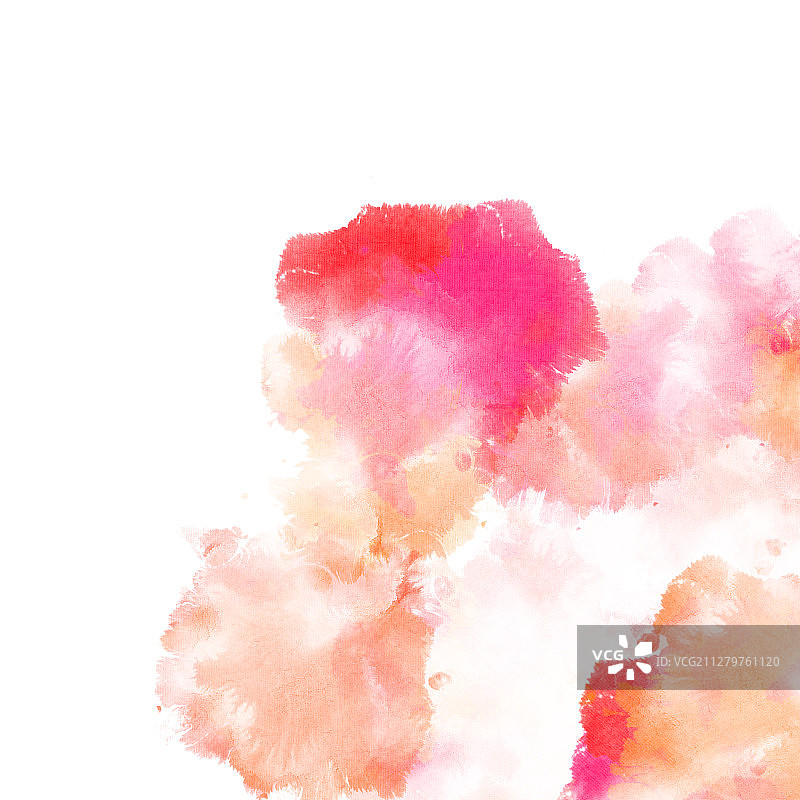 粉红色系水彩晕染背景图片素材