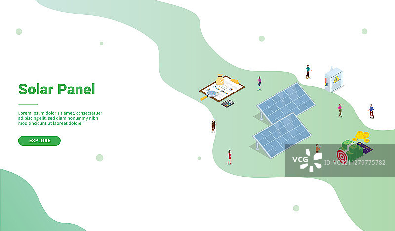 网站太阳能电池板技术业务图片素材