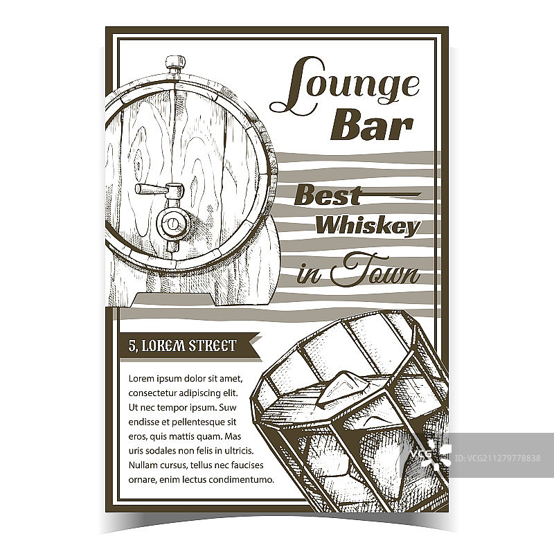 城中最佳威士忌酒廊酒吧海报图片素材