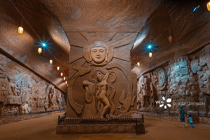 东方佛都万佛洞图片素材