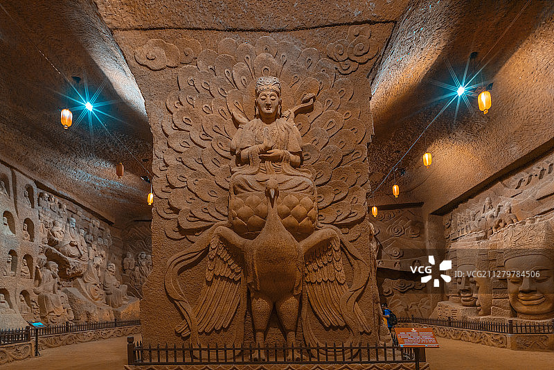 东方佛都万佛洞图片素材