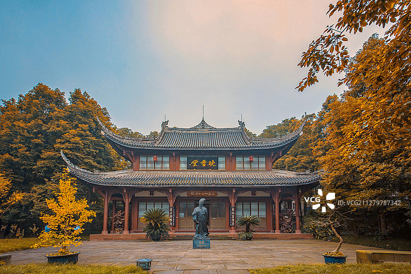 三苏祠博物馆晚香堂图片素材