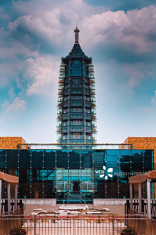 大报恩寺塔+南京图片素材