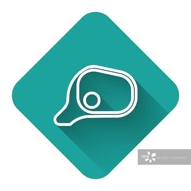 带长阴影的白色线条汽车后视镜图标图片素材