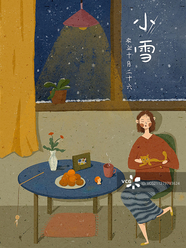 二十四节气-小雪图片素材