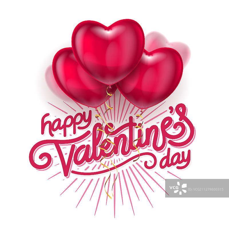 情人节手工刻字光芒背景图片素材