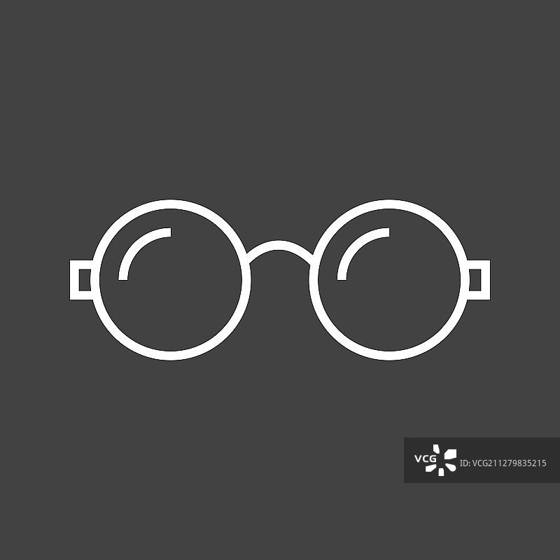 精美玻璃杯线条图标图片素材