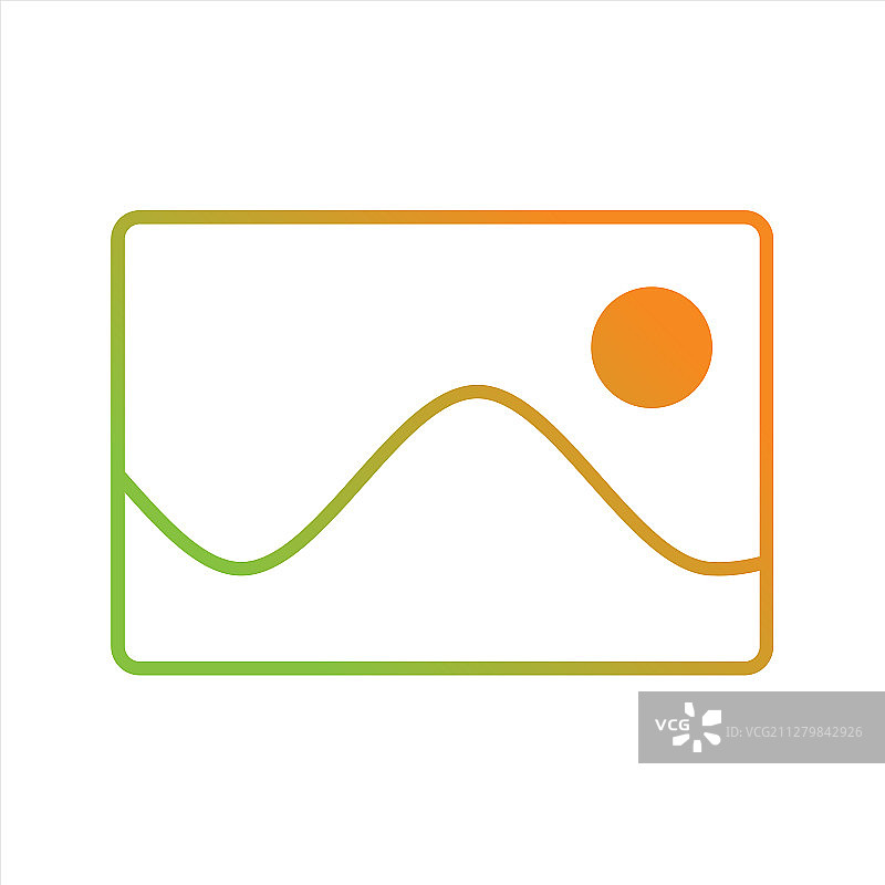 精美的画廊线条图标图片素材