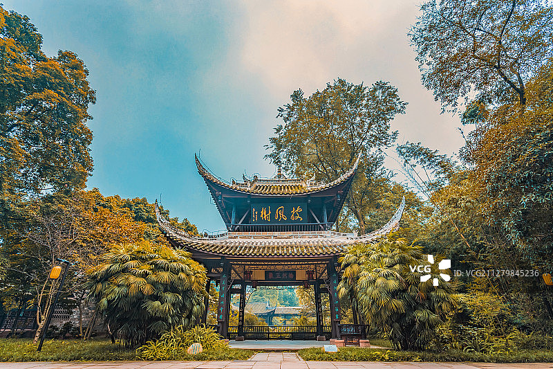 三苏祠博物馆披风榭图片素材