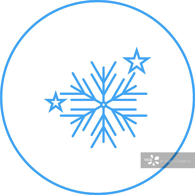 美丽的烟花线条图标图片素材