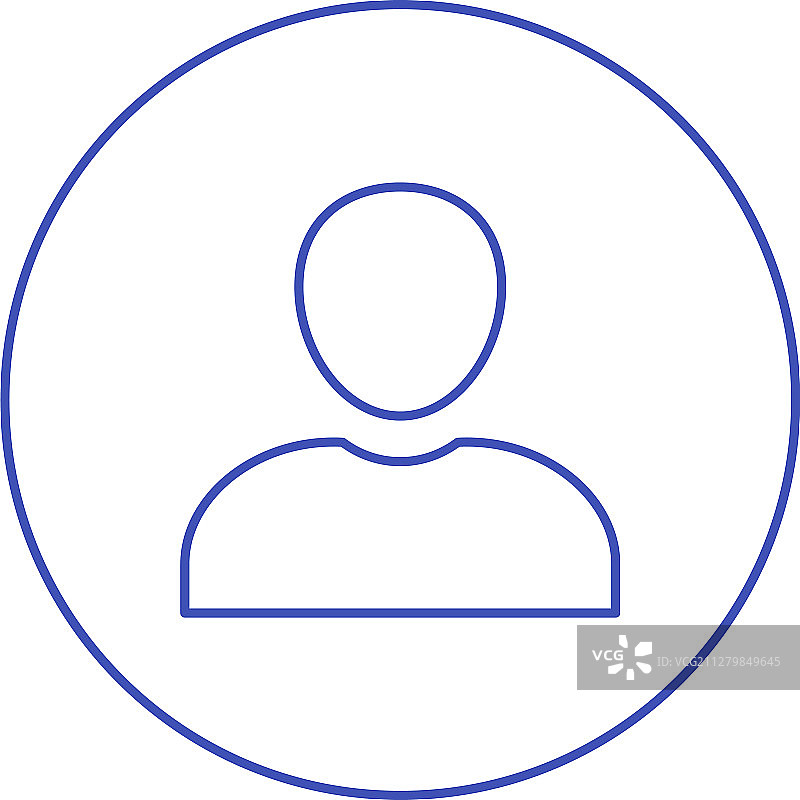 美丽的轮廓线条图标图片素材