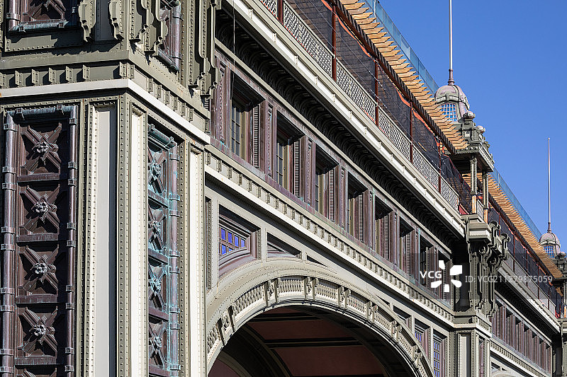 翻新后的斯塔滕岛渡轮码头（炮台公园）图片素材