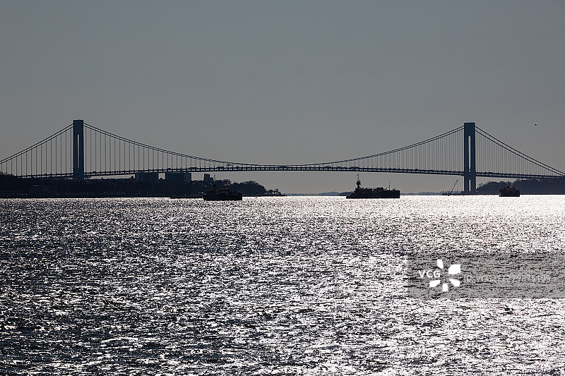 韦拉扎诺海峡大桥图片素材