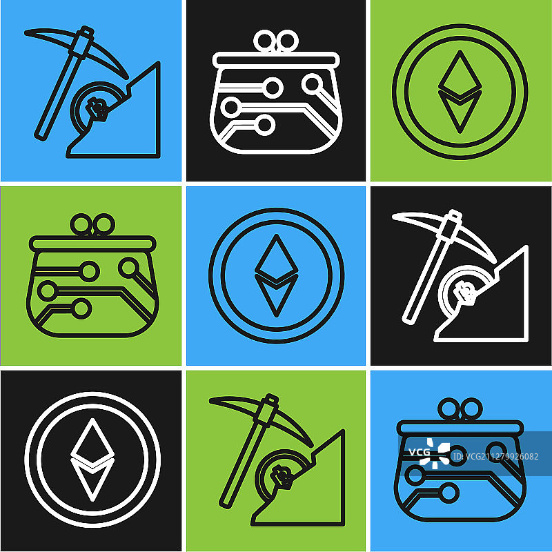 云挖矿图片素材