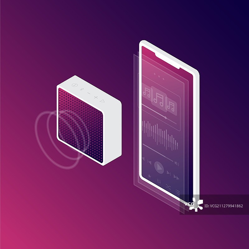 2.5D音乐播放器图片素材