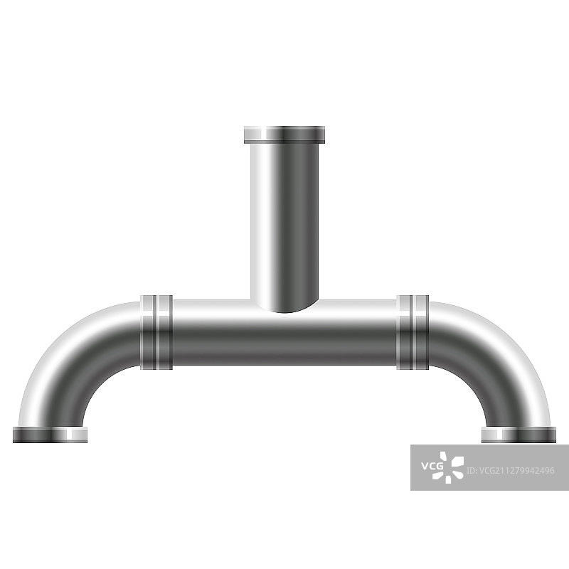 不锈钢金属管道配件图片素材