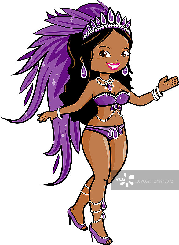 异域狂欢节舞者女性图片素材