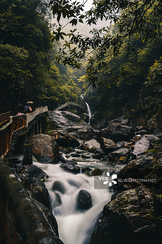 山水小溪图片素材