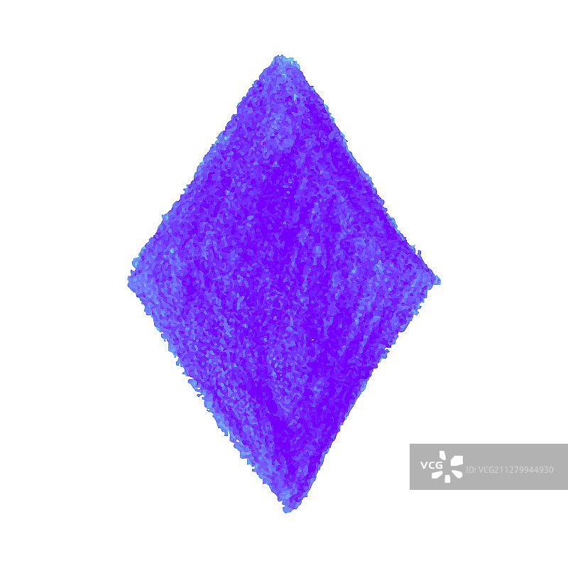 紫色蜡笔涂鸦纹理菱形图片素材