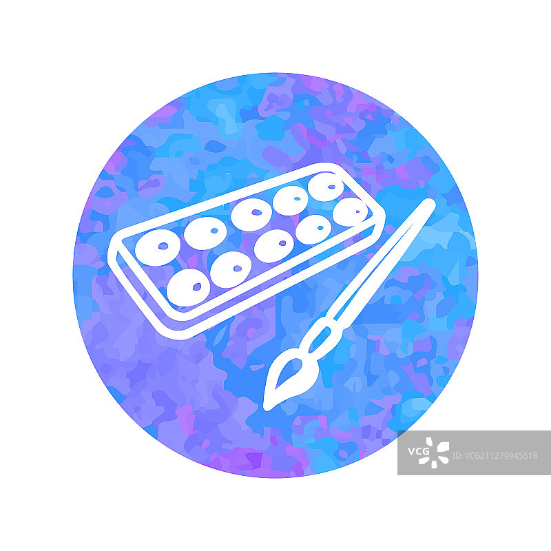 手绘水彩帽子图标图片素材