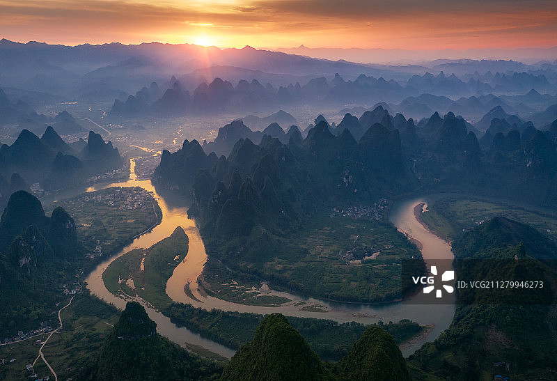 广西桂林山水风光图片素材