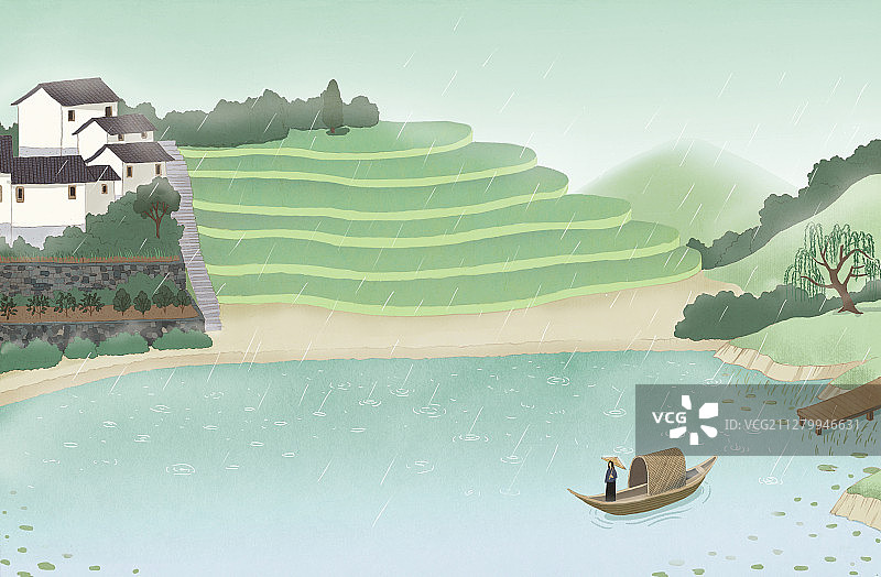 谷雨图片素材