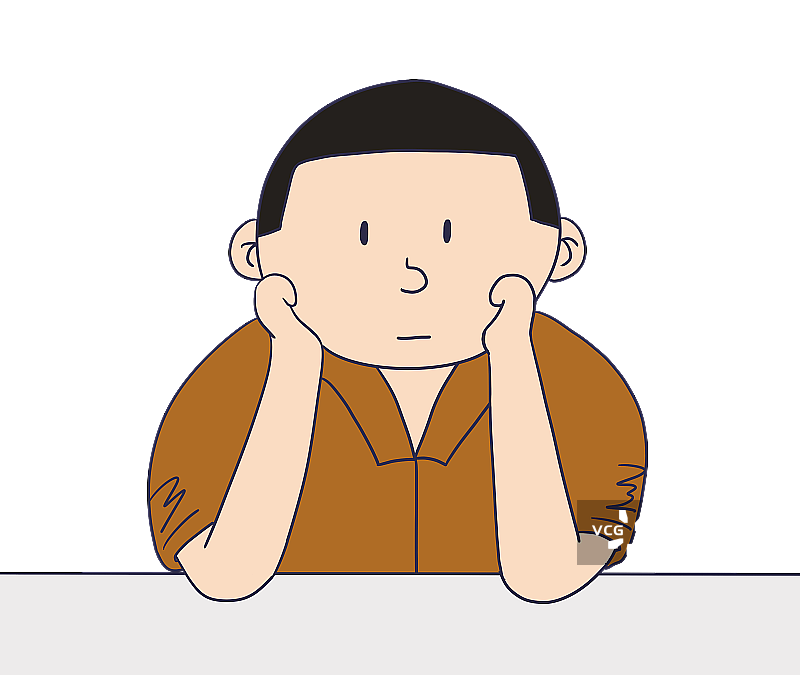 元素：正在思考的人物图片素材