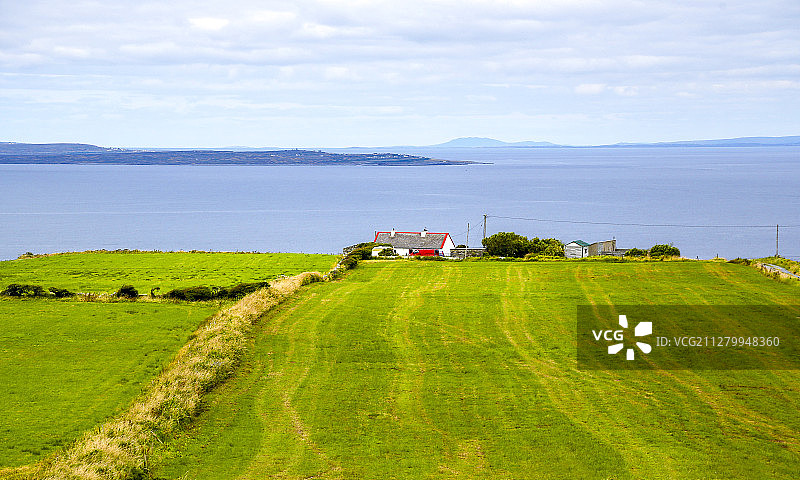 爱尔兰农场与房屋图片素材