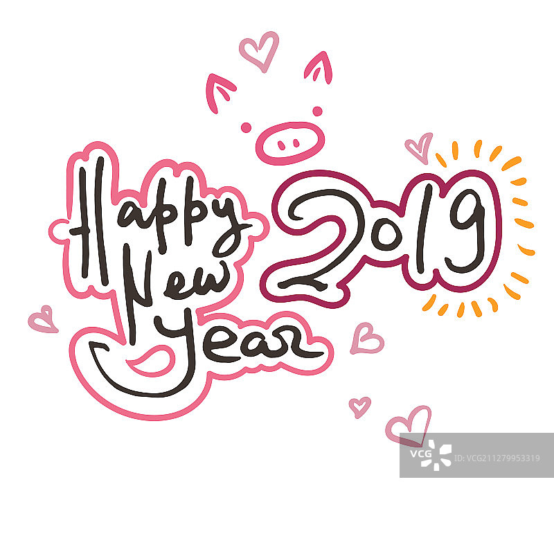 复古节日标签图片素材