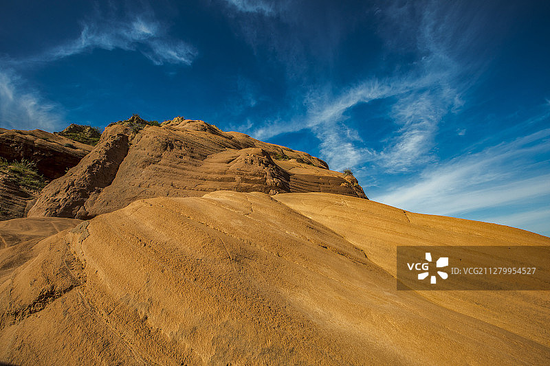 靖边波浪谷图片素材