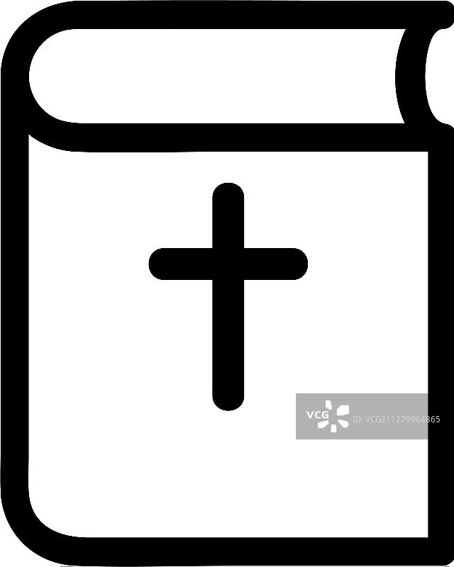 独立圣经轮廓符号图标图片素材