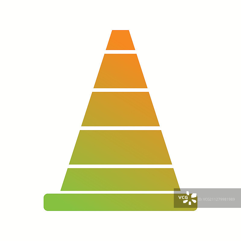 漂亮的交通锥标志图标图片素材