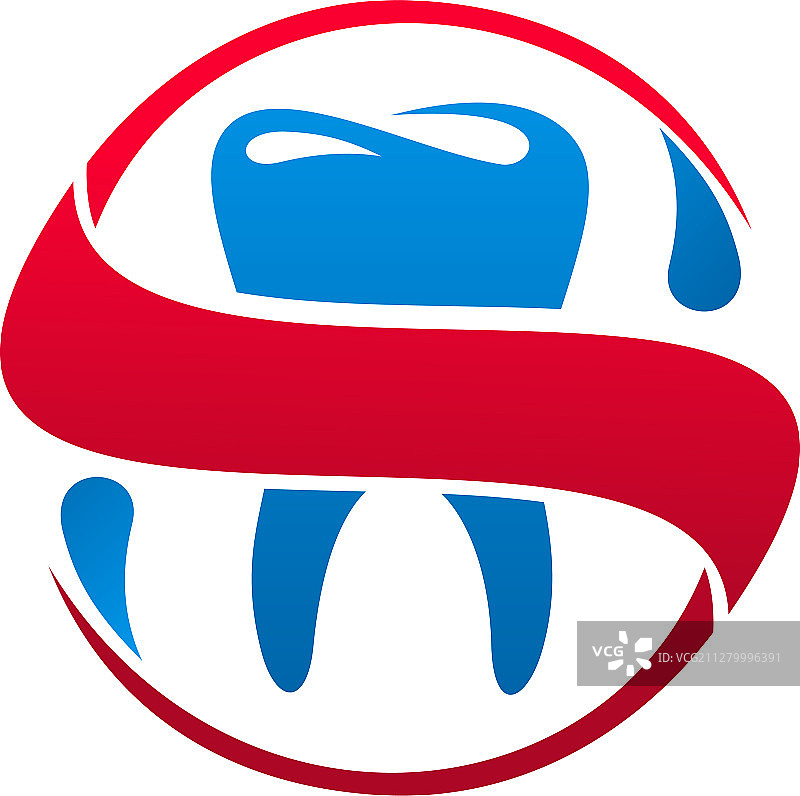 牙科诊所牙齿和牙医图标图片素材