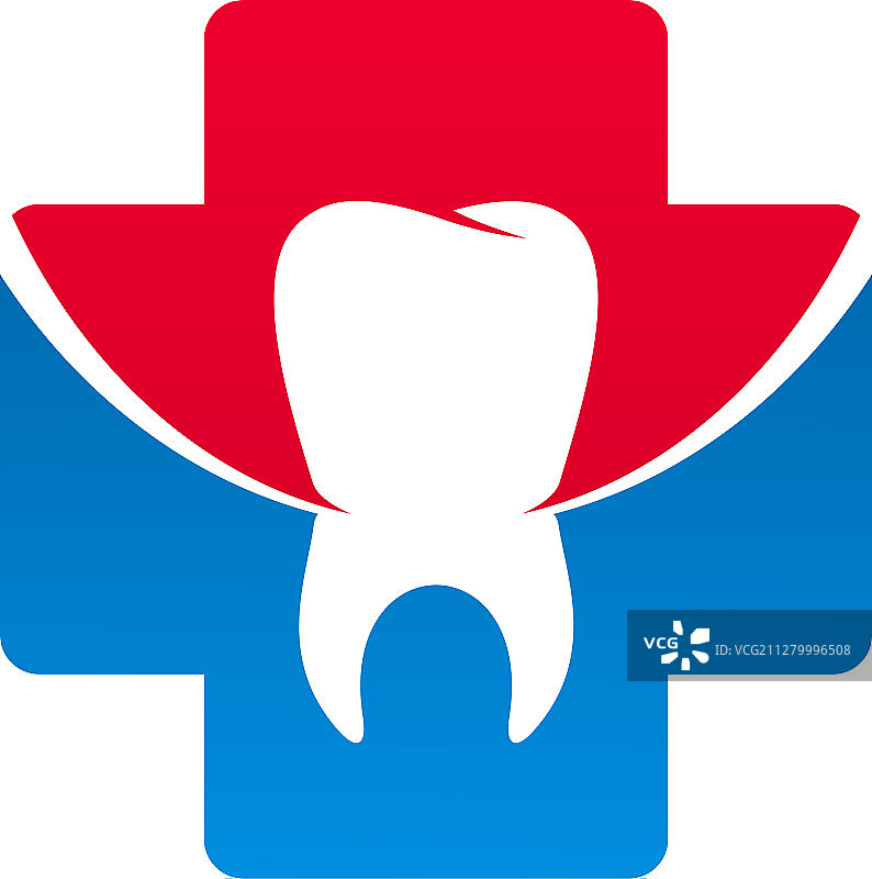 牙科诊所牙齿和牙医图标图片素材