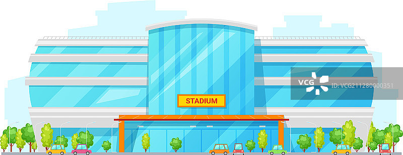 体育中心独立体育场建筑图片素材