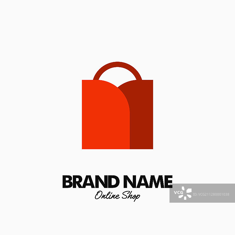 购物袋标志设计商业概念图标图片素材