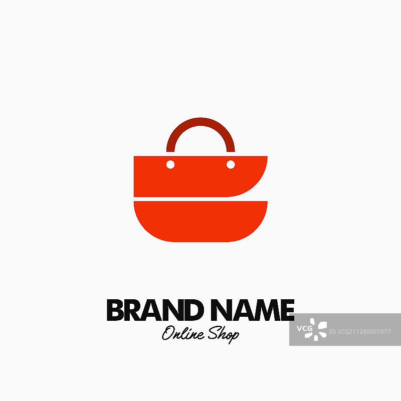 购物袋标志设计商业概念图标图片素材