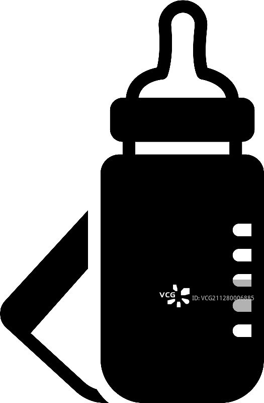 白色背景上的瓶子特写图片素材