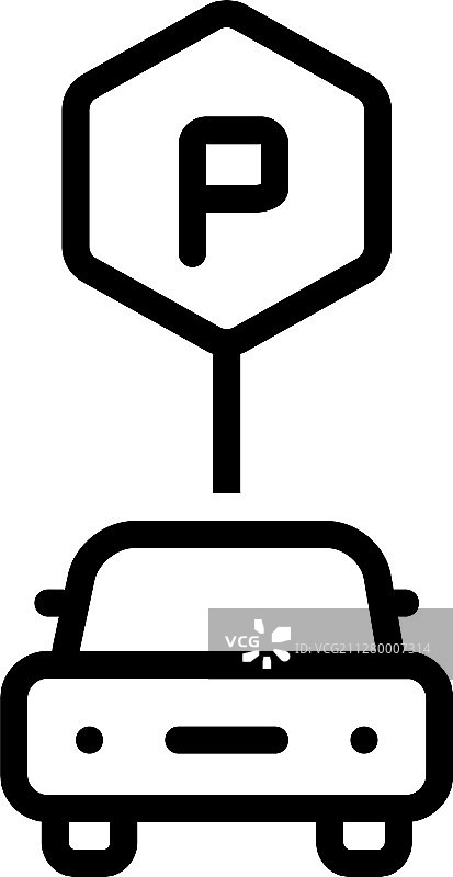 停车标志图片素材