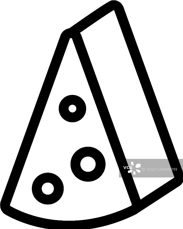 奶酪图标轮廓符号图片素材