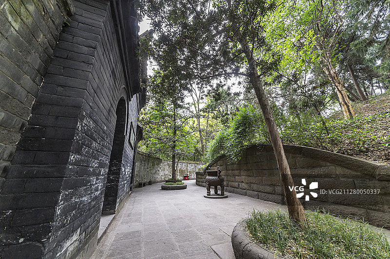 成都武侯祠汉昭烈庙惠陵图片素材