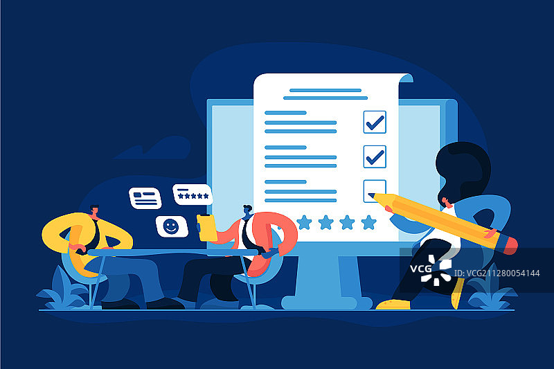 员工评估概念图片素材