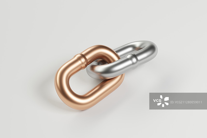 带有光泽的金属铁链图片素材
