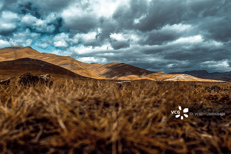 甘孜阿坝秋雪图片素材