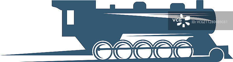 快速列车Logo设计模板图片素材