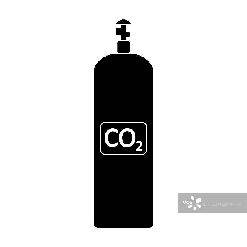 二氧化碳气瓶图标图片素材