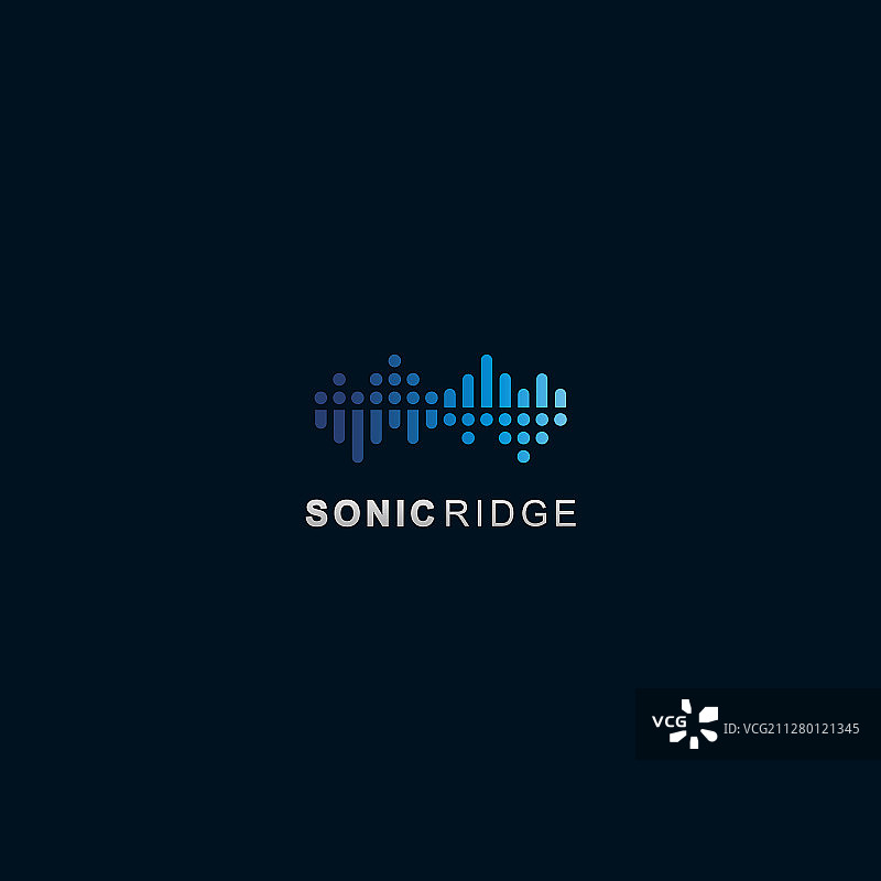 声波Logo模板设计理念图片素材