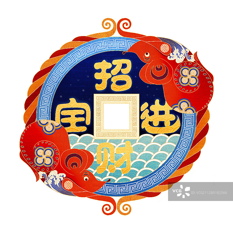 招财进宝——鼠钱图片素材