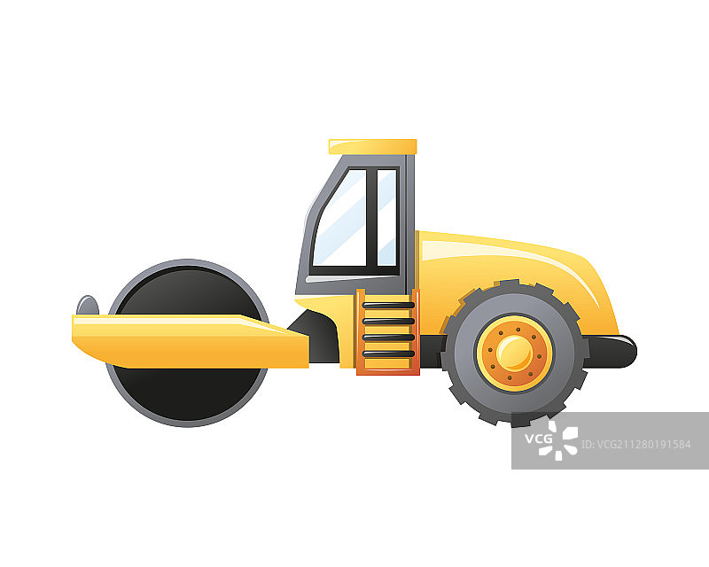 压路机工程车图片素材