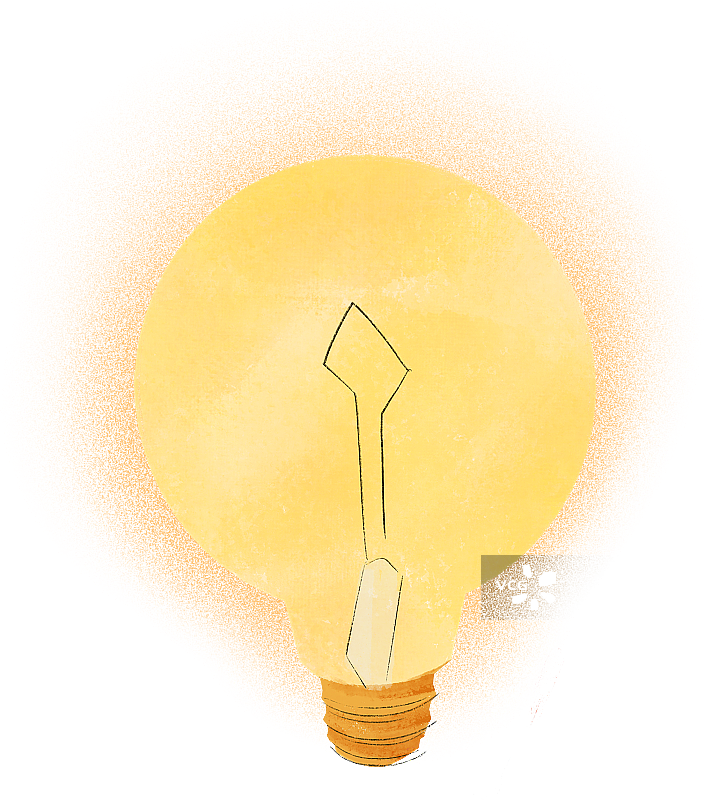 暖黄色的灯图片素材